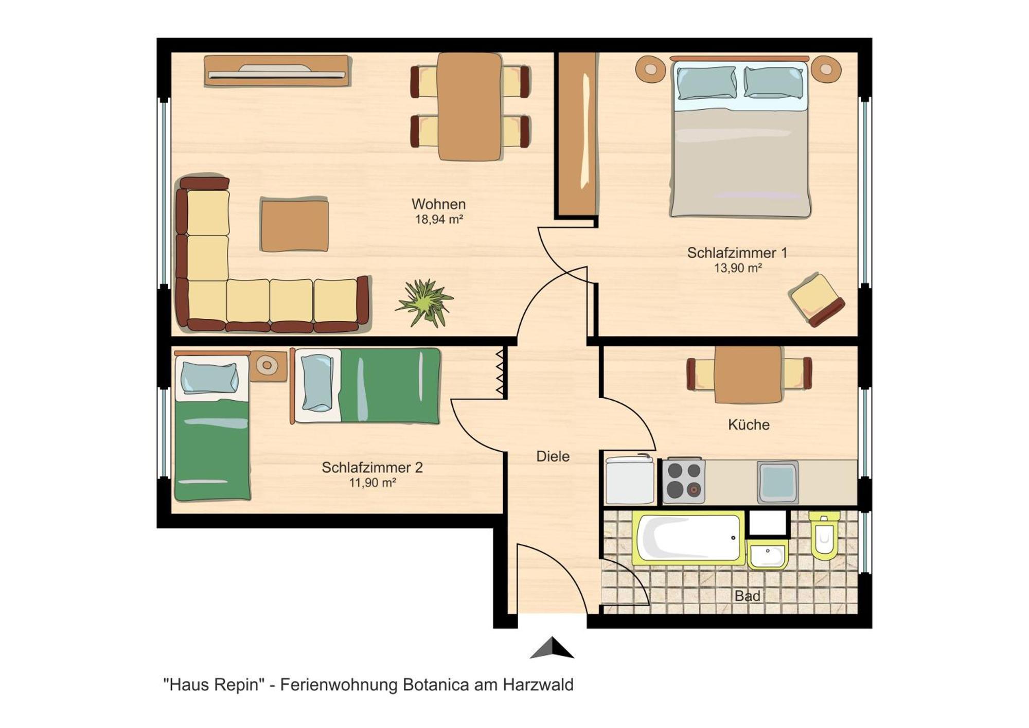 Haus Repin Apartment Оберхоф Стая снимка